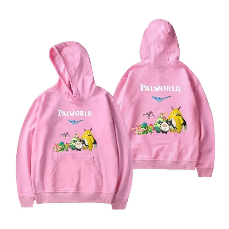 Palworld Cartoon Hoodie | Cute Gaming Streetwear Sweatshirt