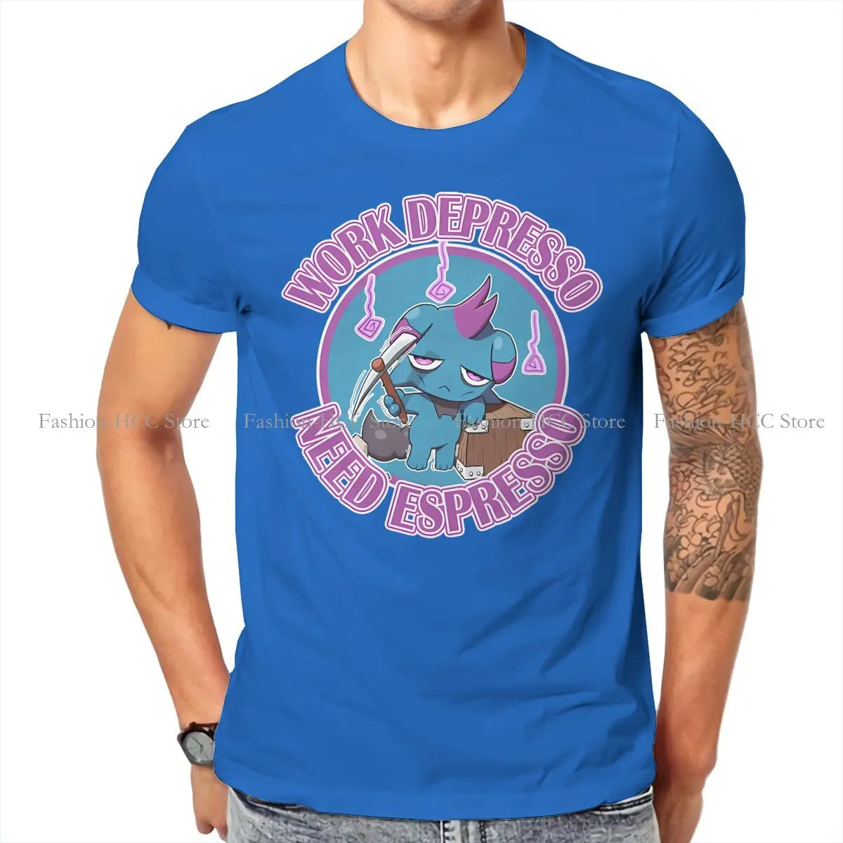 Depresso Need Espresso T-Shirt | Palworld Gamer Tee