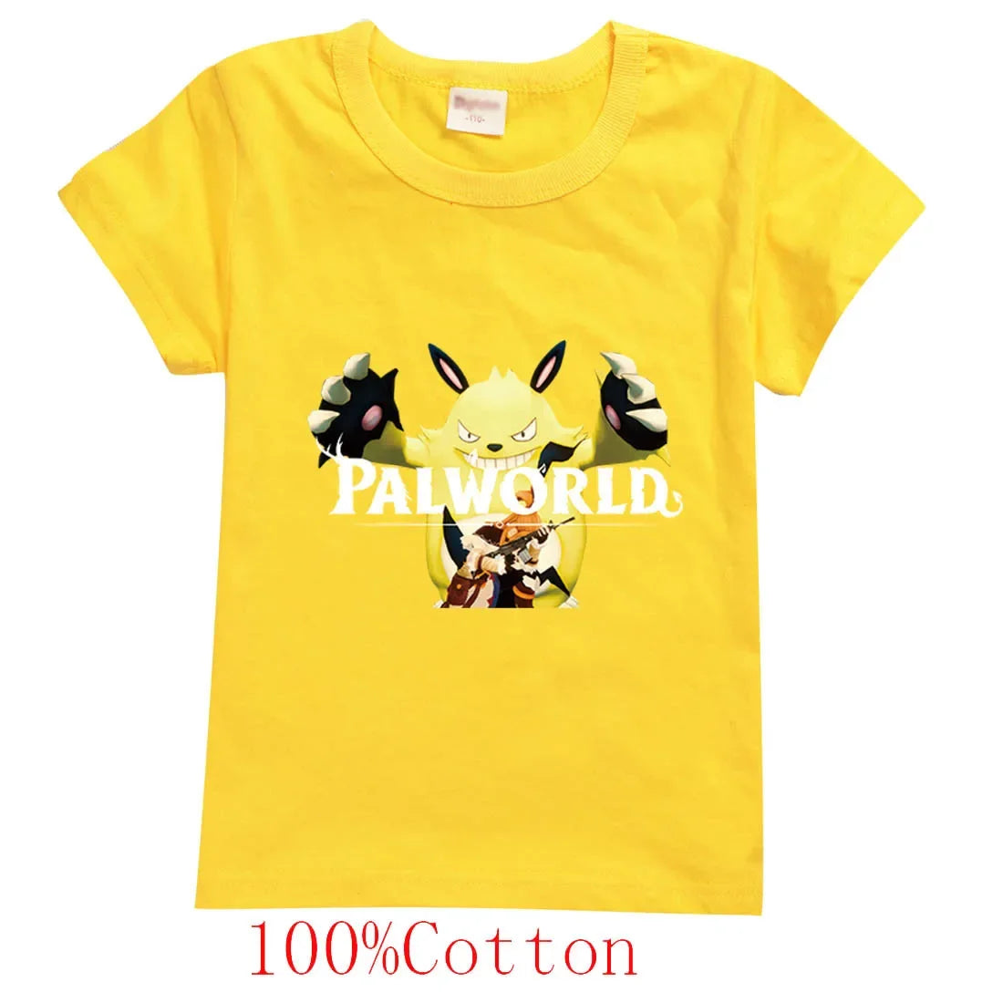 Palworld Kids T-Shirt | Cartoon Gaming Short Sleeve Tee